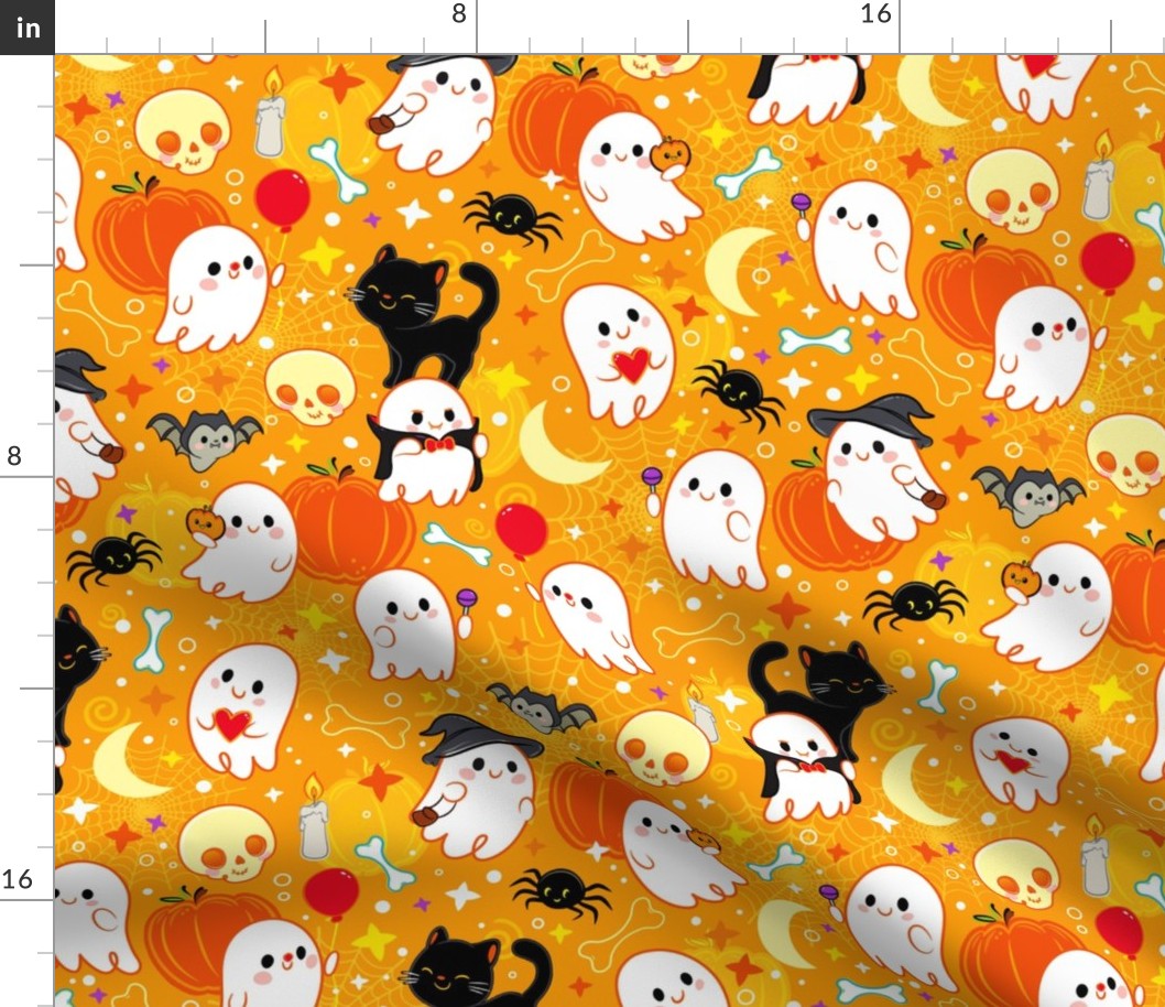 Fright and Shriek Ghosts - Larger Print