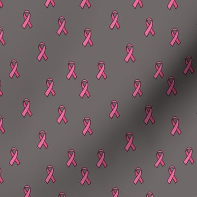 Breast cancer awareness month october women support design gray pink