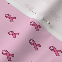 Breast cancer awareness month october women support design soft pink