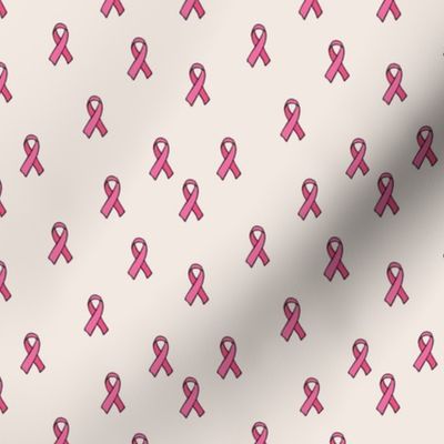 Breast cancer awareness month october women support design off white beige gray pink