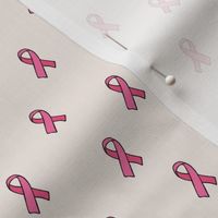 Breast cancer awareness month october women support design off white beige gray pink