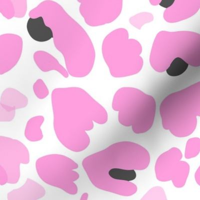 Pink leopard pattern baby seamless fabric design pattern. Wrapping paper_ baby shower_ baby boy wallpaper vector