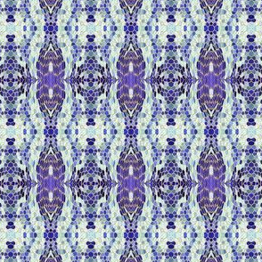 Hexagon Mosaic-blue