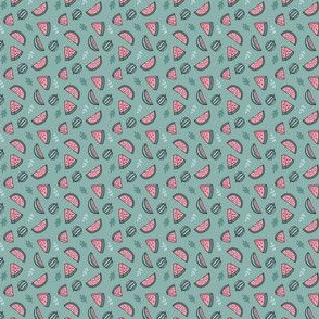 MASK SCALE watermelon pattern