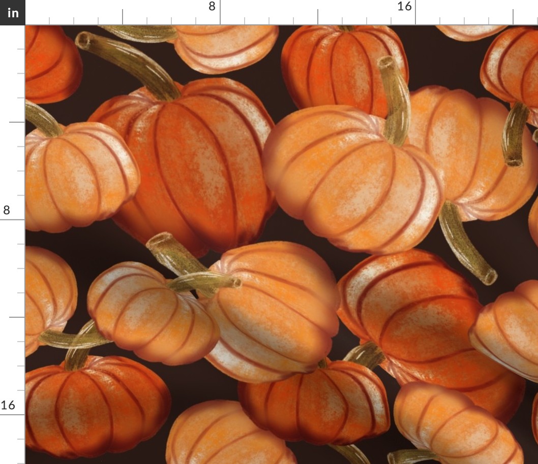 Fall Pumpkins-Large Scale