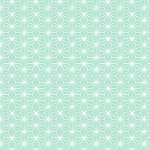 Star Tile mint green // mini