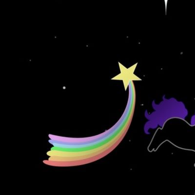 Playful Unicorns in Space