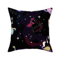 Playful Unicorns in Space