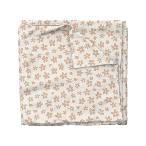 Sml-Med // Retro Daisy garden Appleblossom on bone