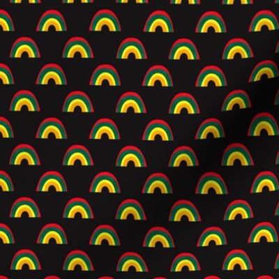 Colorful Rainbow Pattern Dark