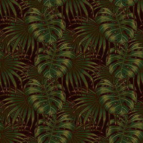 Tropical leaves