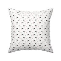 Stork Pattern On White