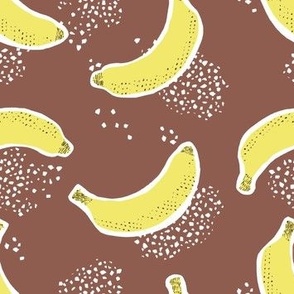 textured banana brown -  nursery