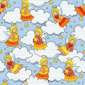 guardian angel christmas pattern