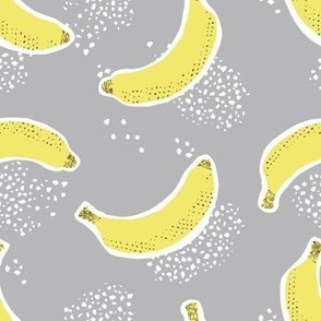 textured banana ultimate gray -  nursery