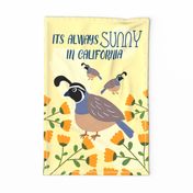 Its Always Sunny in California - Quail and Poppies