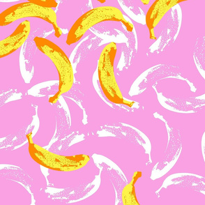 banane nuovo pattern ROSA BIANCO