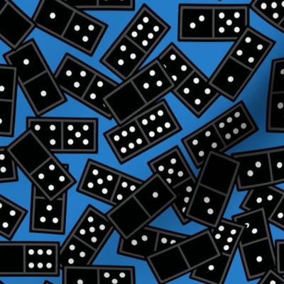 domino scatter blue 8x8