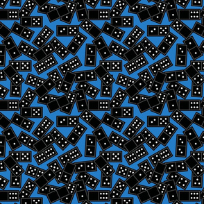 domino scatter blue 8x8