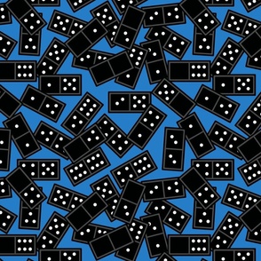 domino scatter blue 12x12