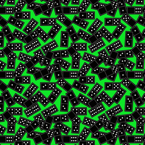 domino scatter green 8x8