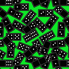 domino scatter green 16x16
