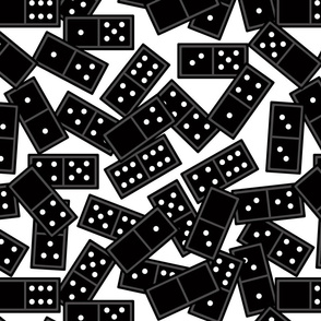 domino scatter white 16x16 