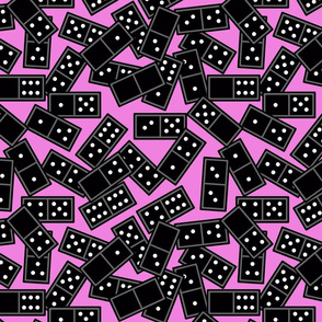 domino scatter pink 12x12