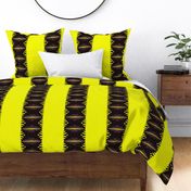 Fin Stripe - Bright Yellow & Black