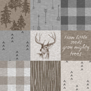 From little seeds grow mighty trees - rustic buck