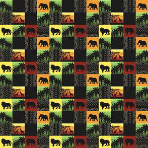 1.5” Serengeti Quilt - multi-color