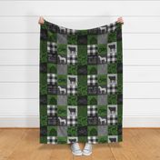 Farm Life Quilt - green/black