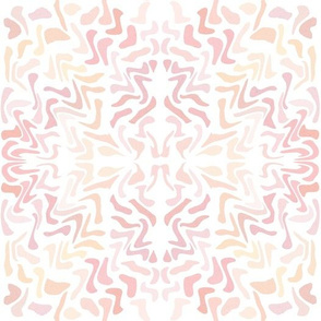 Pink and Peach Intricate Detail Abstract Design