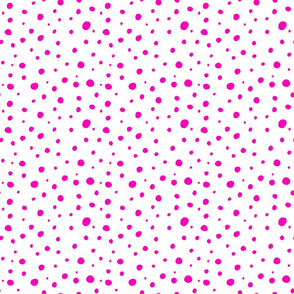 Pink abstract dots