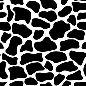 Giraffe pattern in black