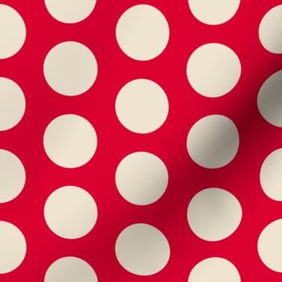 Pinkish Red Polka Dots- Small Scale