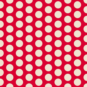 Pinkish Red Polka Dots- Small Scale