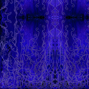 Blue-Violet Palace Curtain