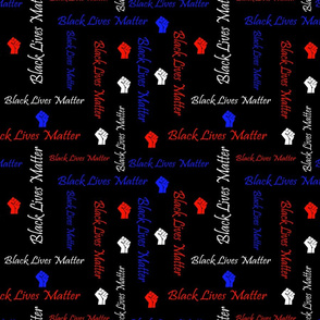 Black Lives Matter American Flag Colors BLM Movement