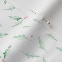 christmas holly leaves| leaf berries white |Renee Davis