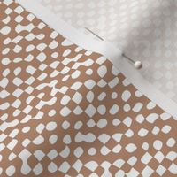 Sienna brown burlap texture modern neutral farmhouse Fabric