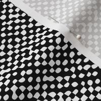 Woven burlap black white fabric texture Wallpaper