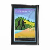 Mountains-to-Sea Trail Tea Towel