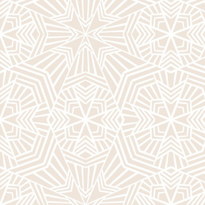 Star snowflake (beige)