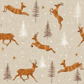 Wonder stag 30x30-beige