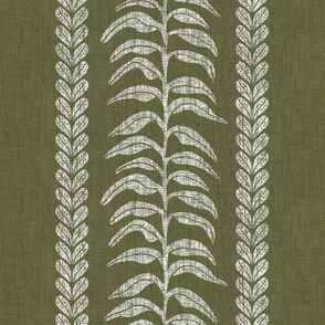 Palm Linen stripe, Moss