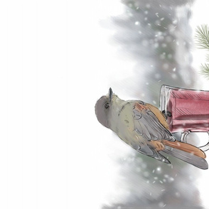 Siberian jay and a glass of glogg