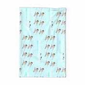 Winter Birds Tea Towel