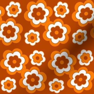 Orange Floral