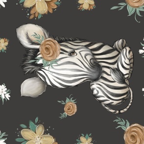 36x54 zebra blanket 